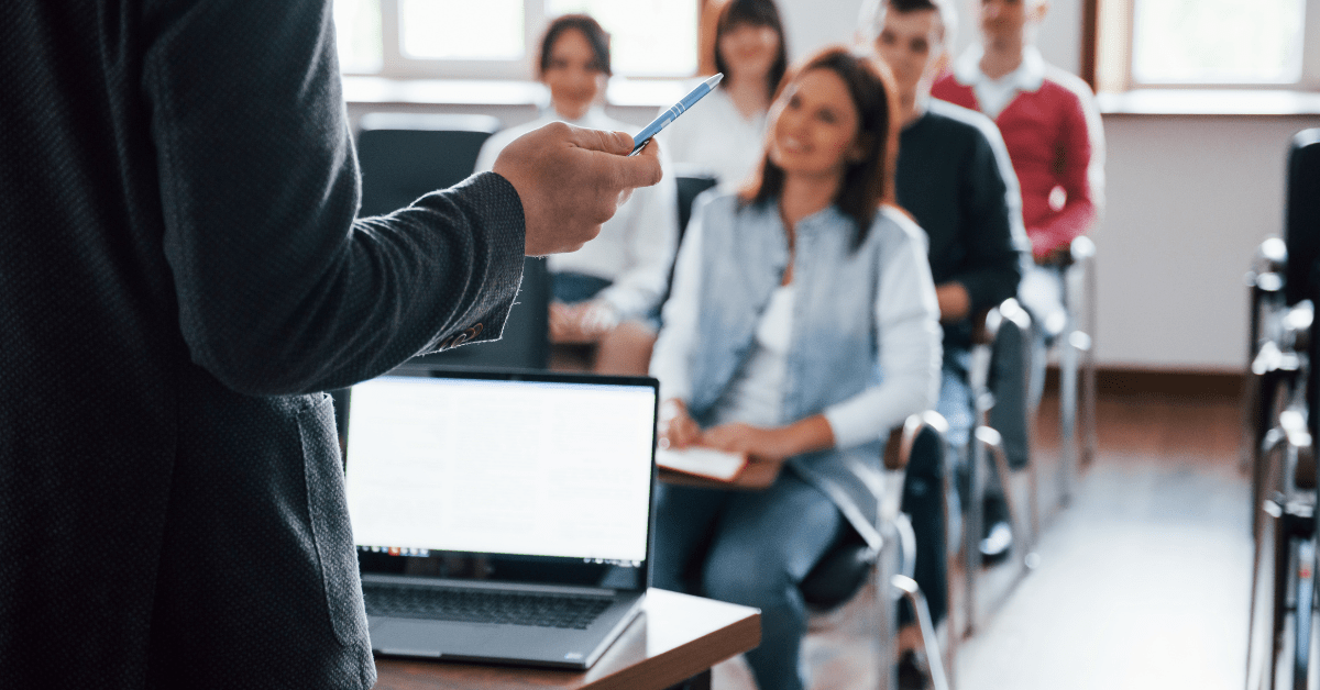 Image of corporate training classroom